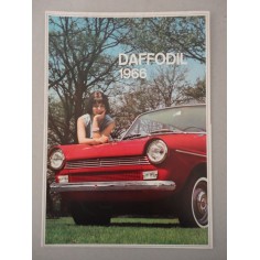 DAFFODIL 1966 BROCHURE AUTO ITALIANO 4 PAGINE LIEVI ONDULAZIONI BUONE COND.