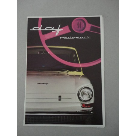 DAF AA VARIOMATIC BROCHURE AUTO 11/66 ITALIANO 4 PAG. OTTIME CONDIZIONI