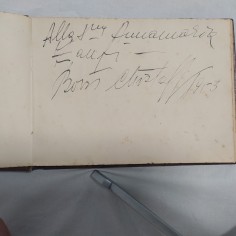 Album carnet con autografi GASSMAN E.M. SALERNO MONDAINI ALBERTAZZI 2