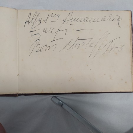 Album carnet con autografi GASSMAN E.M. SALERNO MONDAINI ALBERTAZZI