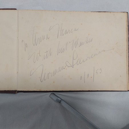 Album carnet con autografi GASSMAN E.M. SALERNO MONDAINI ALBERTAZZI