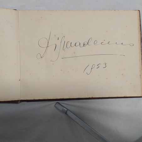 Album carnet con autografi GASSMAN E.M. SALERNO MONDAINI ALBERTAZZI