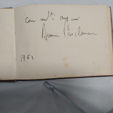 Album carnet con autografi GASSMAN E.M. SALERNO MONDAINI ALBERTAZZI
