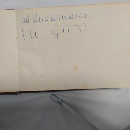 Album carnet con autografi GASSMAN E.M. SALERNO MONDAINI ALBERTAZZI