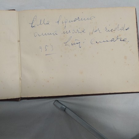 Album carnet con autografi GASSMAN E.M. SALERNO MONDAINI ALBERTAZZI