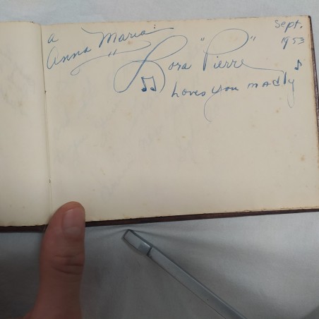 Album carnet con autografi GASSMAN E.M. SALERNO MONDAINI ALBERTAZZI