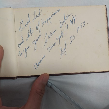 Album carnet con autografi GASSMAN E.M. SALERNO MONDAINI ALBERTAZZI