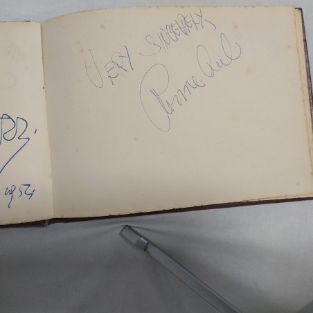 Album carnet con autografi GASSMAN E.M. SALERNO MONDAINI ALBERTAZZI