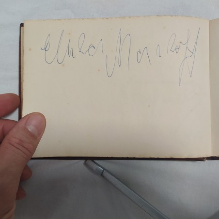 Album carnet con autografi GASSMAN E.M. SALERNO MONDAINI ALBERTAZZI