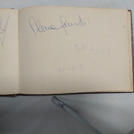 Album carnet con autografi GASSMAN E.M. SALERNO MONDAINI ALBERTAZZI
