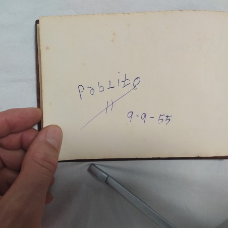 Album carnet con autografi GASSMAN E.M. SALERNO MONDAINI ALBERTAZZI