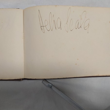 Album carnet con autografi GASSMAN E.M. SALERNO MONDAINI ALBERTAZZI