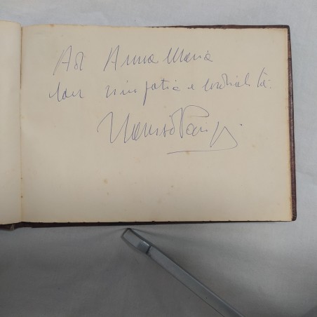 Album carnet con autografi GASSMAN E.M. SALERNO MONDAINI ALBERTAZZI