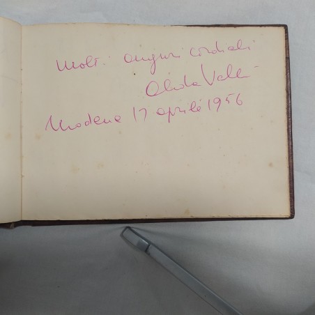 Album carnet con autografi GASSMAN E.M. SALERNO MONDAINI ALBERTAZZI