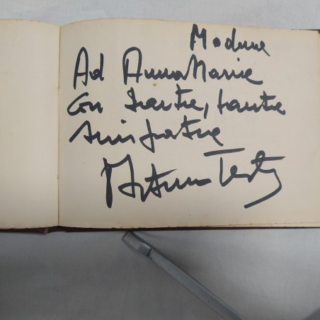 Album carnet con autografi GASSMAN E.M. SALERNO MONDAINI ALBERTAZZI