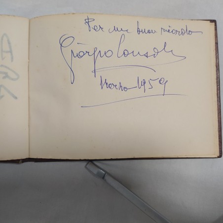 Album carnet con autografi GASSMAN E.M. SALERNO MONDAINI ALBERTAZZI