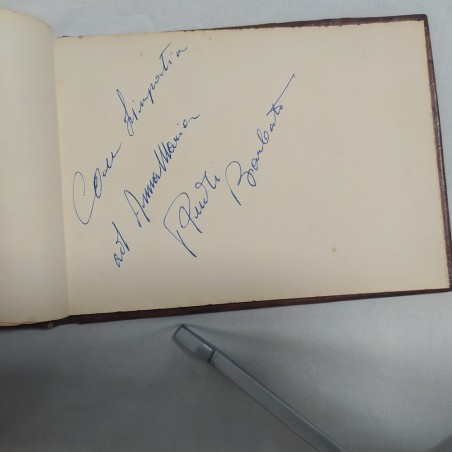 Album carnet con autografi GASSMAN E.M. SALERNO MONDAINI ALBERTAZZI
