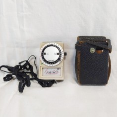 SEKONIC esposimetro fotografico anni 60/70 con custodia