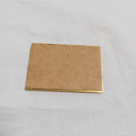 Placca HF elefantino smalti bianch neri e rossi. Dimensioni 40x58 mm perfetta