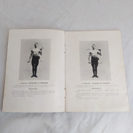 Manuale: MODO DI USARE I MANUBRI PATENTATI SANDOW primo del 900
