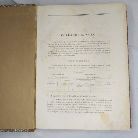 Volumi PRATICA COSTRUTTIVA E DI MANUTENZIONE DEI VELIVOLI 1941 XIX