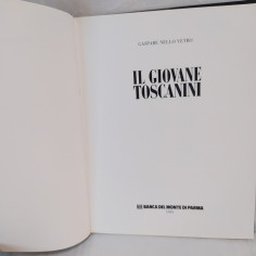 Libro IL GIOVANE TOSCANINI  - 1982 - Gaspare Nello Vetro 2