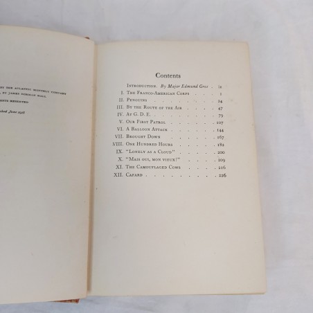 High Adventure - A Narrative of Air Fighting in France dedica anno 1919