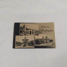 Cartolina illustrata con vista di Predappio francobollo serie imperiale 20 c.