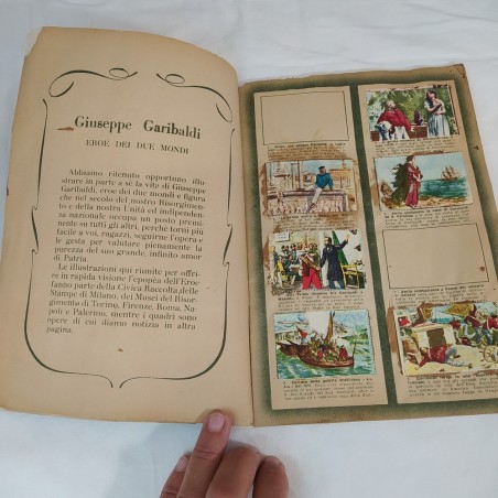 EROI del RISORGIMENTO album figurine incompleto anno 1950