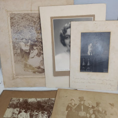 Lotto di 10 fotografie originali di nobili primi anni del 900 2