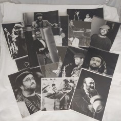 LUCIO DALLA lotto di 15 fotografie di agenzia in bianco e nero formato 17x24