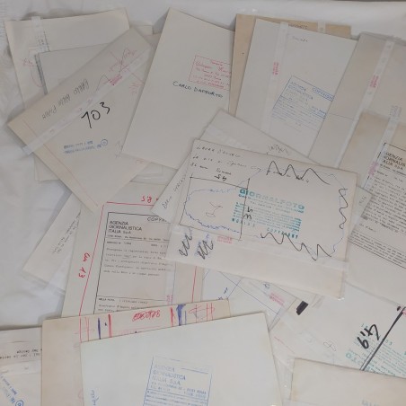 Lotto di 20 fotografie di agenzia, attori e attrici anni 80 formato 17x24 cm