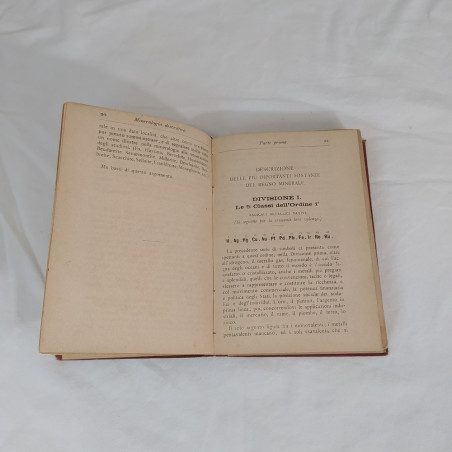 Manuale Hoepli MINERALOGIA DESCRITTIVA e L'ARTE DEL DIRE