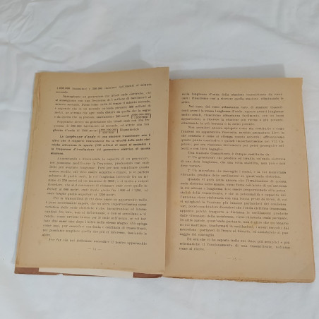 Libro CHIACCHIERANDO Di RADIOFONIA 1927 Anno V Becchis 120 pagine