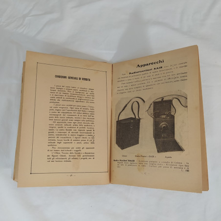 Libro CHIACCHIERANDO Di RADIOFONIA 1927 Anno V Becchis 120 pagine
