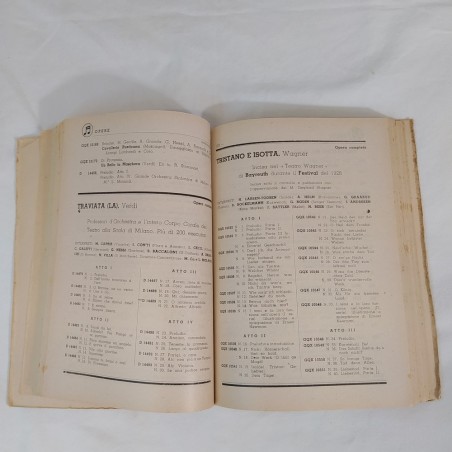 Cataloghi dischi anni 30/40 LA VOCE DEL PADRONE e COLUMBIA