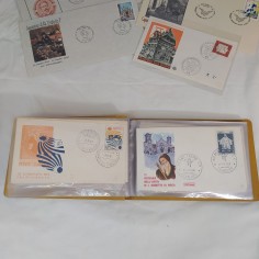 Lotto di 47 buste e cartoline affrncate primo giorno o annulli speciali anni 60 2