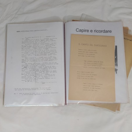 Cartella documenti C.L.N 1944 1945 1946 e 1947 originali