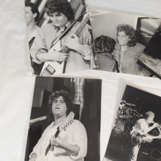 PINO DANIELE Lotto di 5 fotografie di agenzia 17x24 cm 2