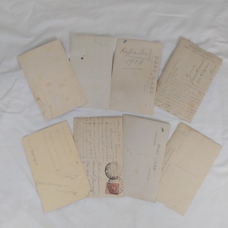 Lotto di 8 cartoline anni 20/30 con bambini / ragazzini