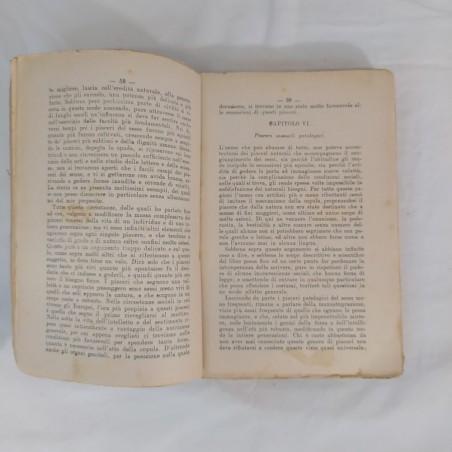 Libro FISIOLOGIA del PIACERE P.Mantegazza 1913