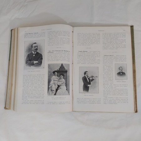 Raccolta MUSICA E MUSICISTI Gazzetta musicale di Milano-  gennaio giugno 1905