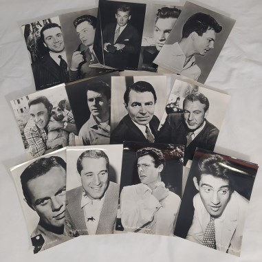 Lotto di 13 cartoline con foto di attori anni 60
