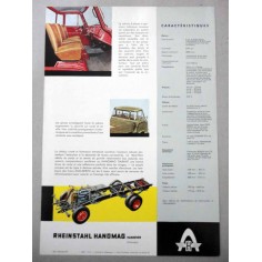 HANOMAG KURIER DIESELGARANT BROCHURE AUTOCARRO FRANCESE 1 PAG. 4/61 2