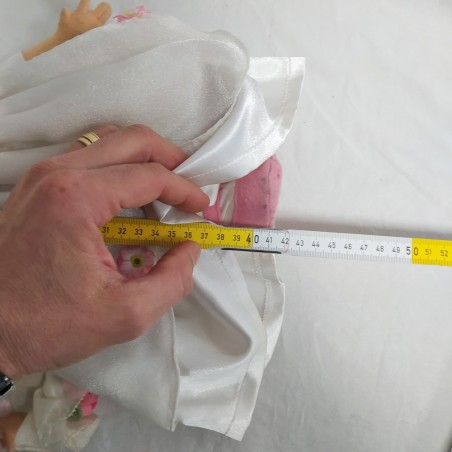 Lenci, bambola di panno vestita con abito da sposa completa di scatola h. 41 cm