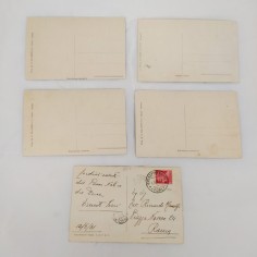 Lotto di 5 cartoline Famiglia Mussolini e Predappio 2
