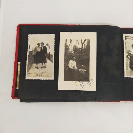 Album fotografico personale famiglia Carnera, alcune foto con Primo Carnera