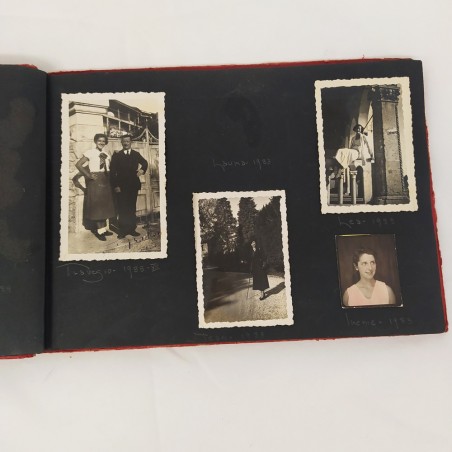 Album fotografico personale famiglia Carnera, alcune foto con Primo Carnera