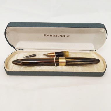 SHEAFFER'S penna stilografica doppio pennino oro 14 KT usata