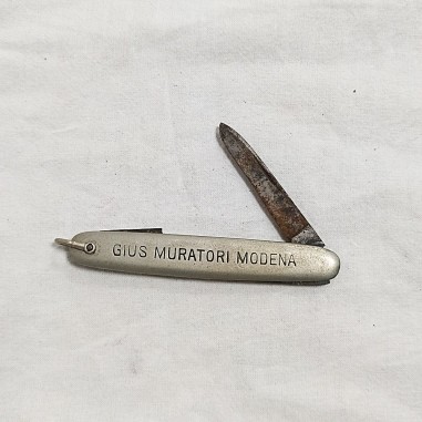 Coltellino pubblicitario GIUS MURATORI MODENA 7,8 cm